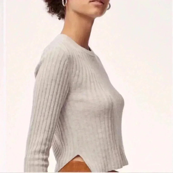 Aritzia Barbaton Wool Nathaniel Crop Top size xs - Picture 4 of 6